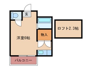 サクセスハイツの物件間取画像